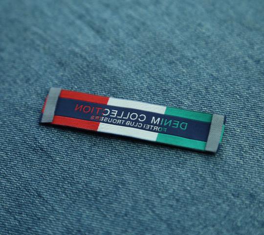 top grade elegant fabric woven clothing label 