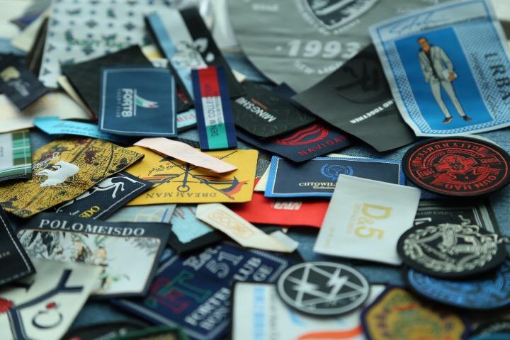 high density woven clothing tags label for garment