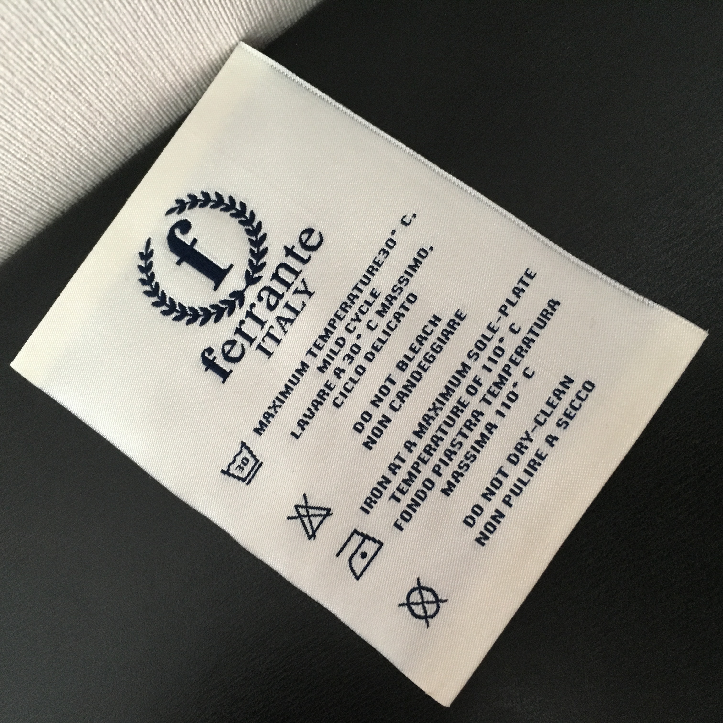 wash label, care label, eco-friendly label