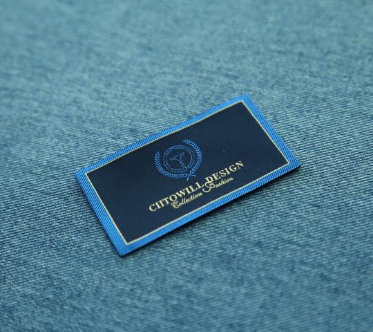 supply clothing main woven label mark for women's garments brand label