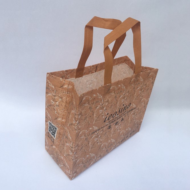 OEM Custom Logo Printed High Quality 3D Print Handbag Nonwoven Bag