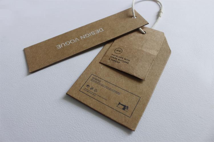 Kraft Hang Tag With Spare Button Bag Kraft Hang Tag With Spare Button Bag