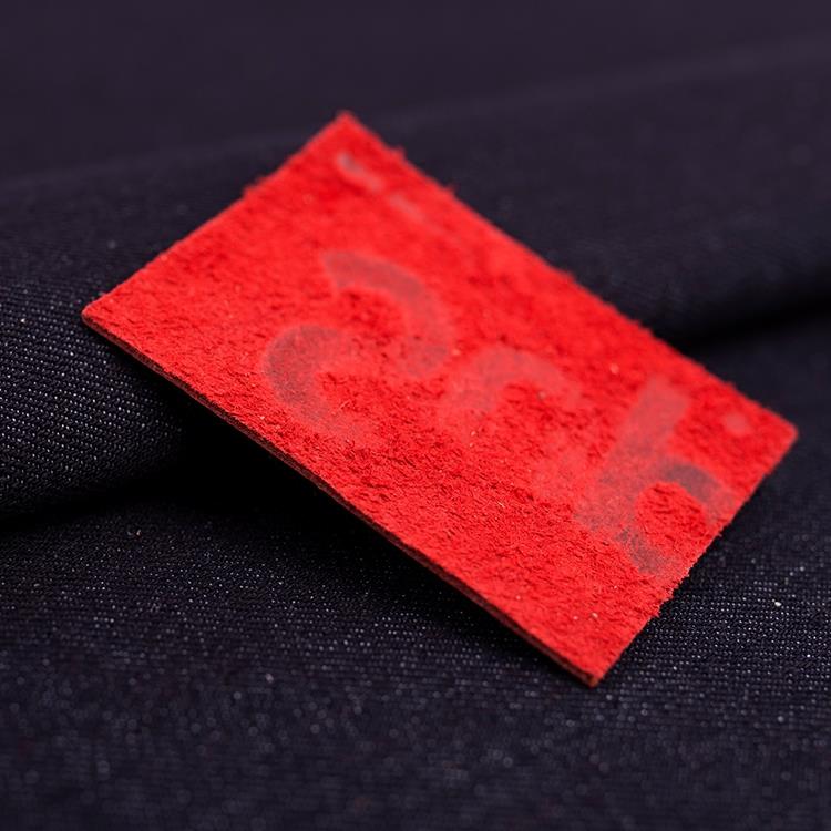 low price printing and debossed leather patch for garment low price printing and debossed leather patch for garment