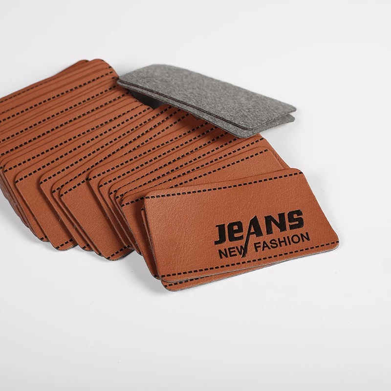 Custom Leather Patch Jeans Label Custom Leather Patch Jeans Label
