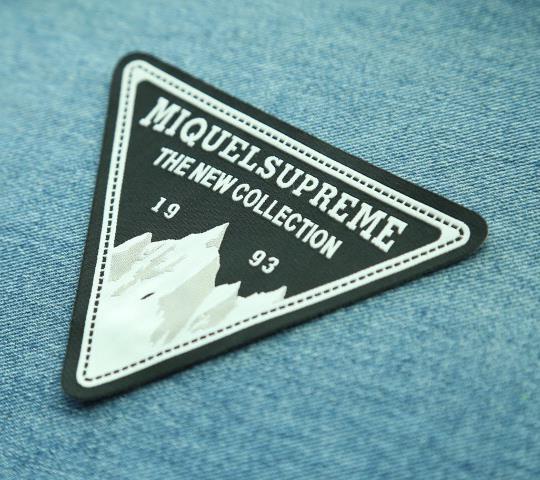 Vogue Triangle Shape Jacquard Woven Patch