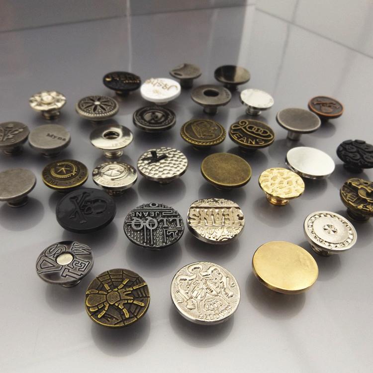 Custom Metal Tack Button For Clothing