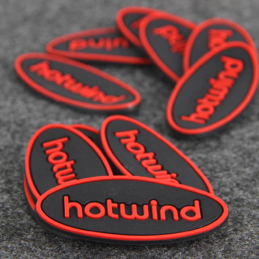 Brand Patch 2D Text Silicone Rubber Label
