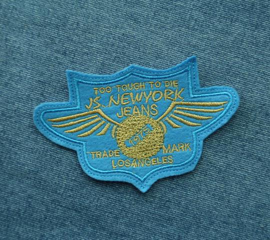 Custom Wing Logo Embroidery Patch