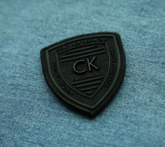 Custom Felt Patch With 3D Silicone Metal Logo