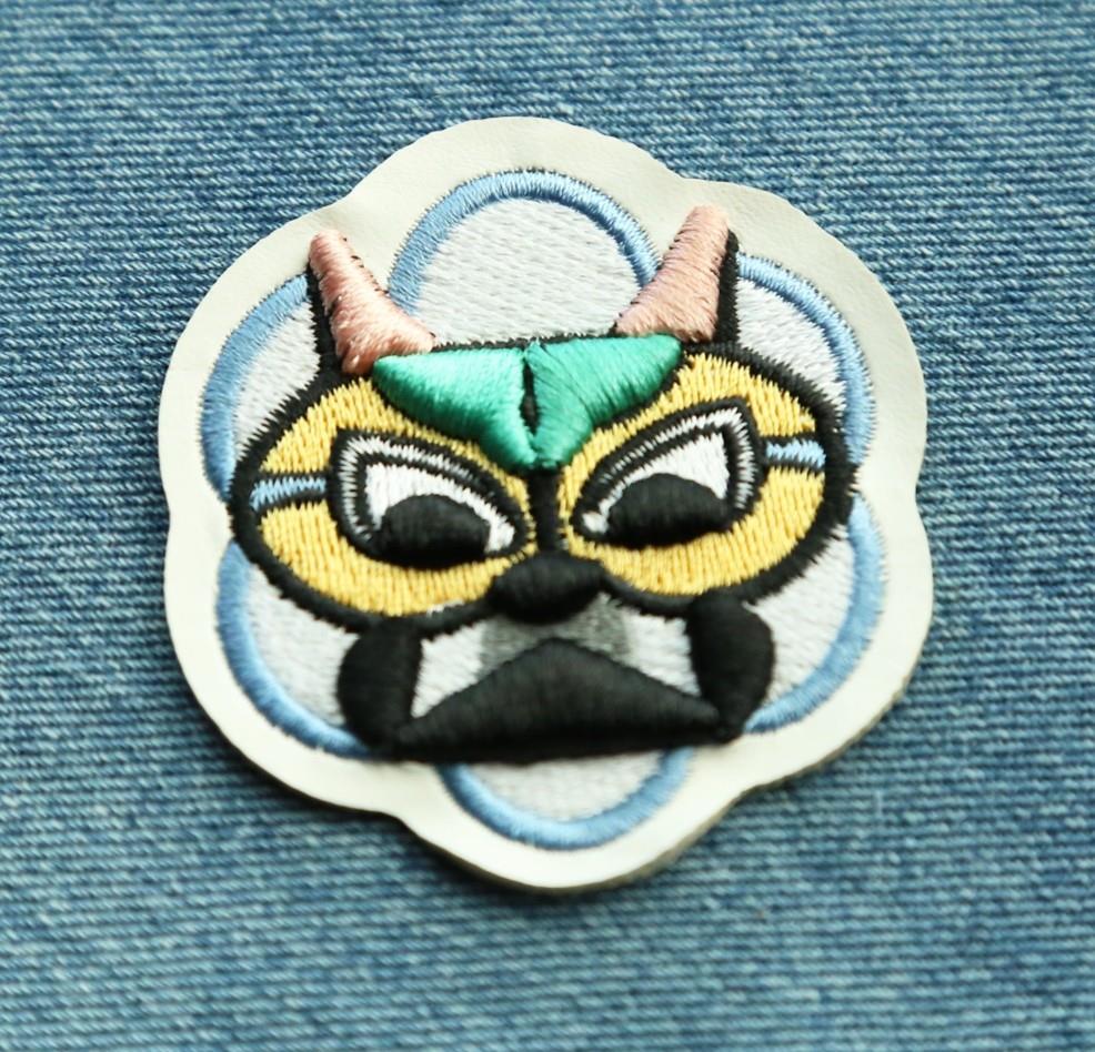 Customized 3D High Quality Clear Embroidery Patches in wholesale