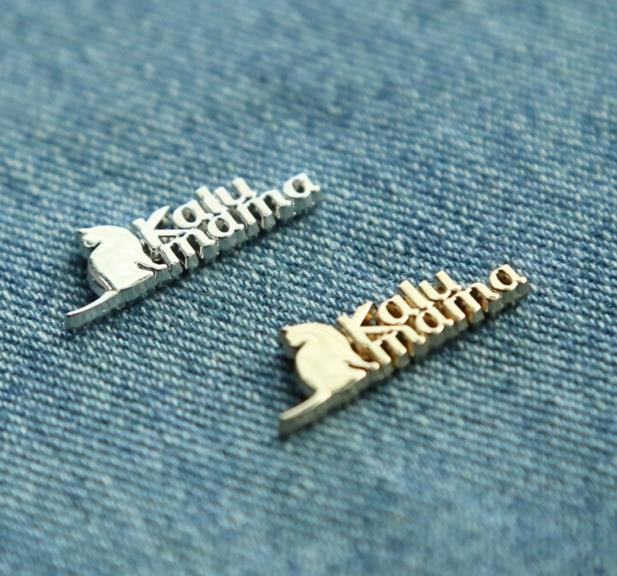 Custom Metal Letter Plate Logo Stiker