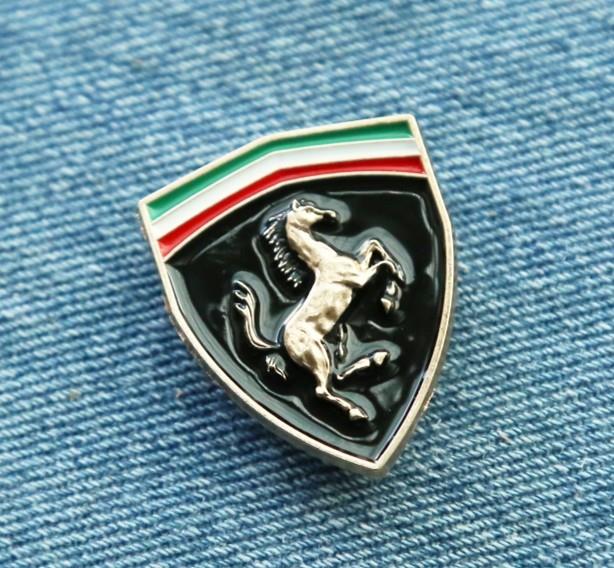 Enamel Metal Logo Tag With Pins