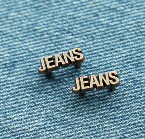 Jeans Brass Metal Tag