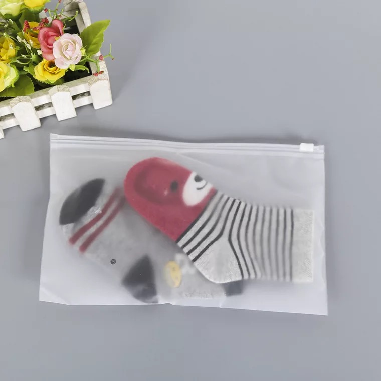 Hot Sell Custom Printing PVC Clear Waterproof Plastic Packaging Bag with Ziplock for Cloth/Bikini/Sock