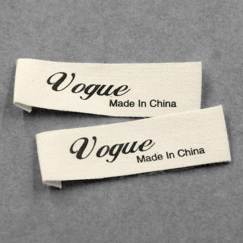 Printing label custom cotton/nylon/polyester printed clothing/brand/garment/main label with logo from China