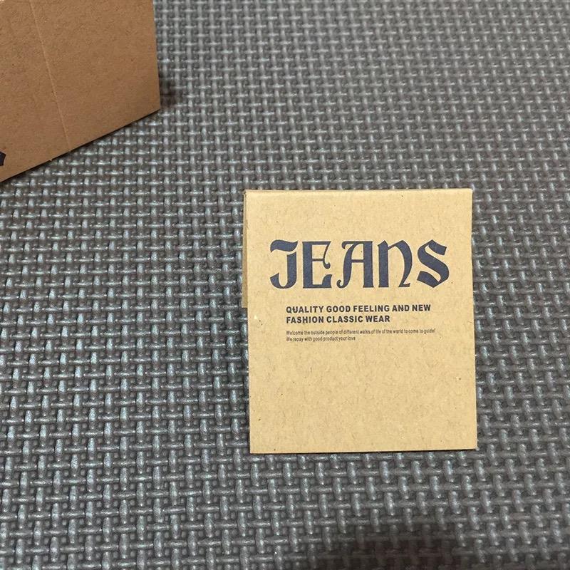 Waist Kraft Paper Tag For Jeans Waist Kraft Paper Tag For Jeans