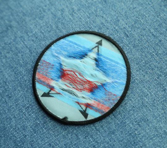 China direct factory wholesale fashion woven patch, woven badge