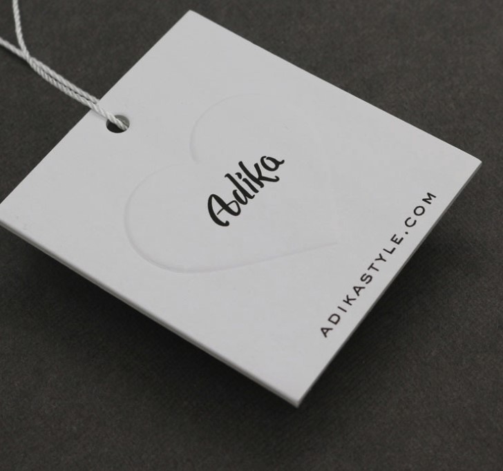 China custom swing tags hang tags for clothing