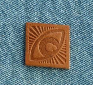 Hot Press Leather Label For Jacket