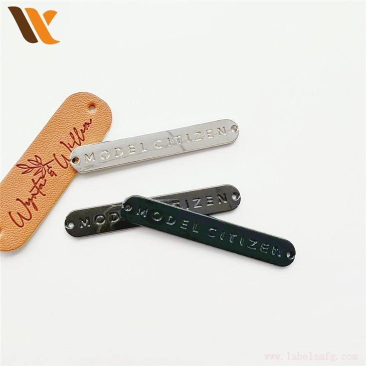 Bag Hardware Custom Metal Logo Plate Tag