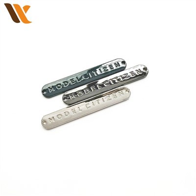 Bag Hardware Custom Metal Logo Plate Tag