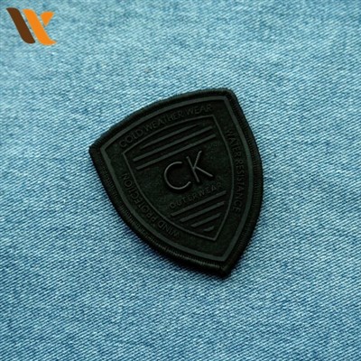 Custom Felt Patch With 3D Silicone Metal Logo