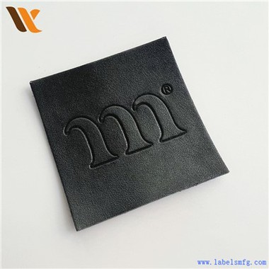 Denim Patch Leather Label With Custom Logo